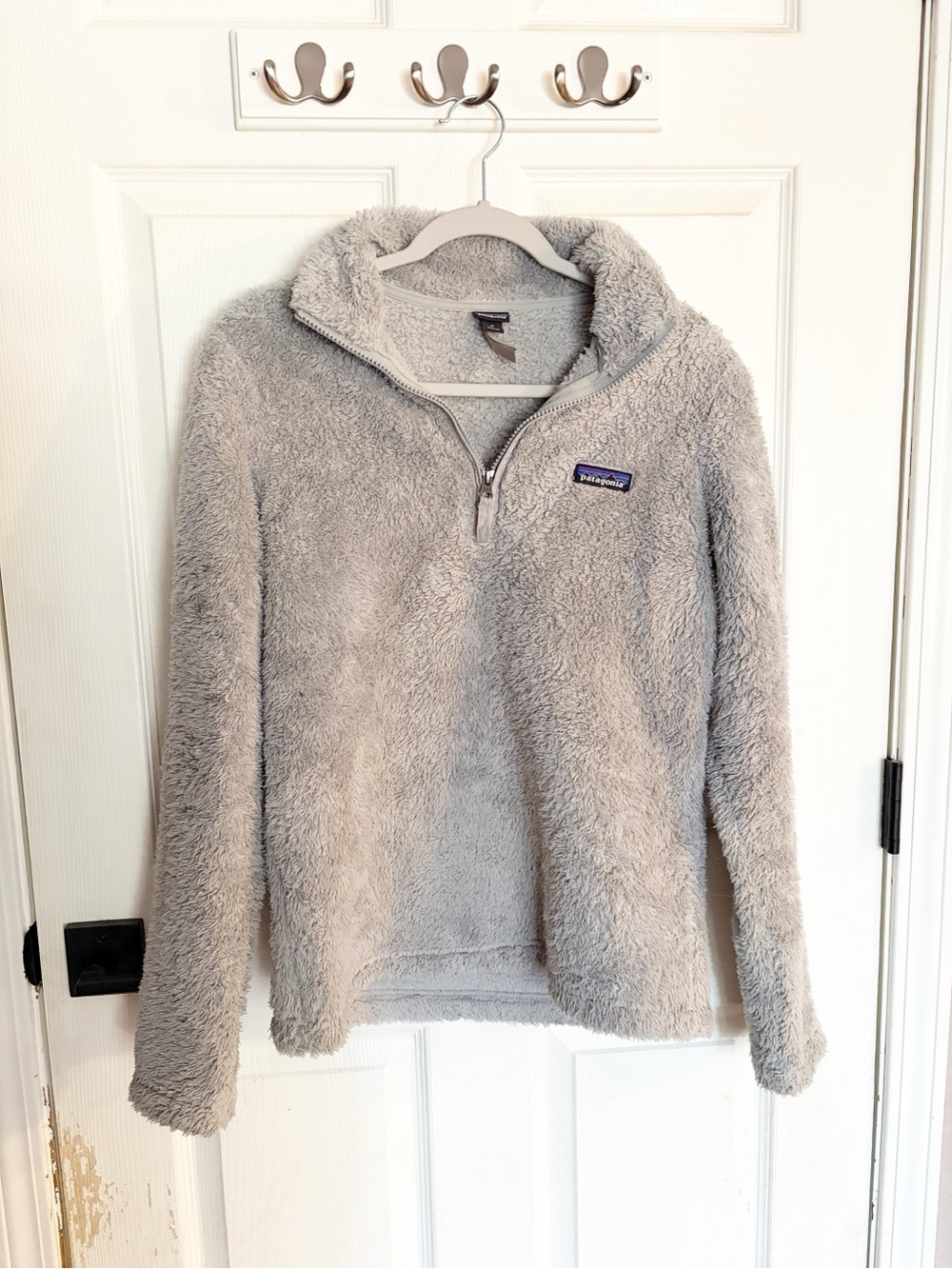 Patagonia Fleece Pullover Quarter Zip Gray size Medium